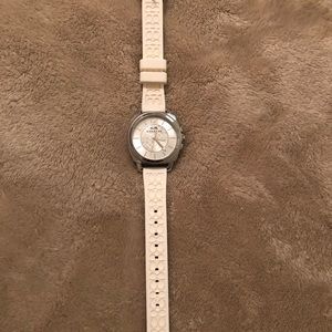 Coach white Watch